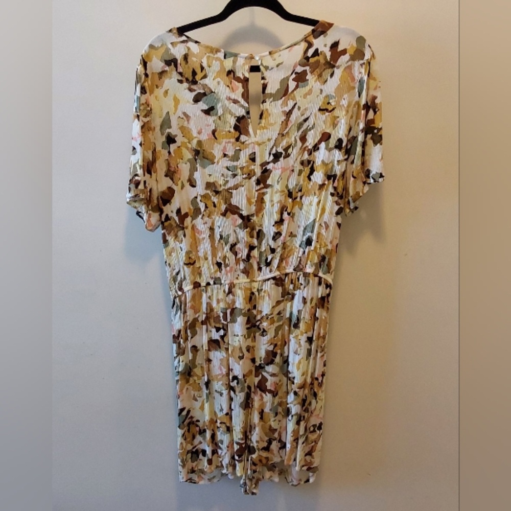 Nine West Multicolor Abstract Romper With Pockets